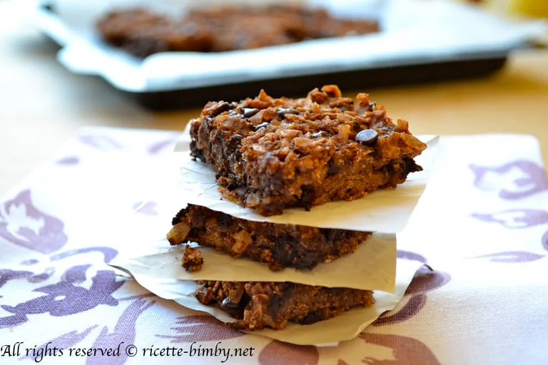 Barrette Vegane al cioccolato Bimby