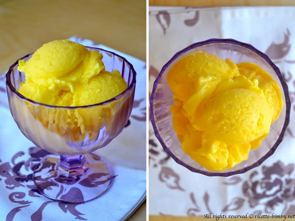 Gelato al mango Bimby