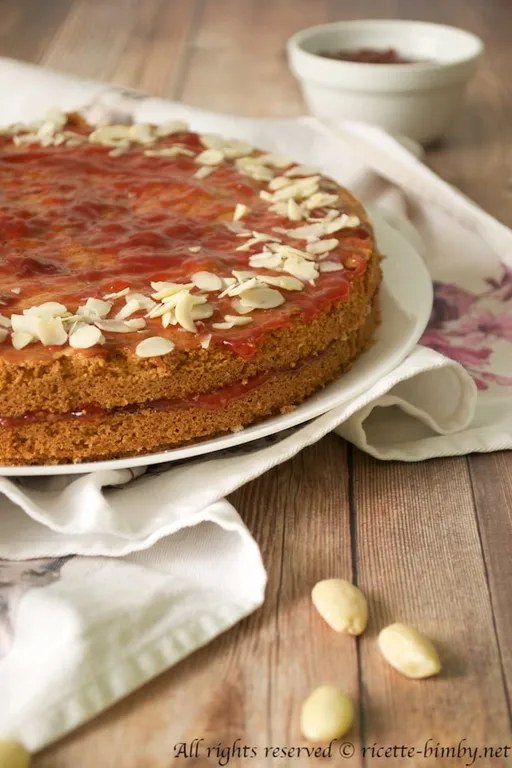 Torta di grano saraceno e ribes rossi bimby