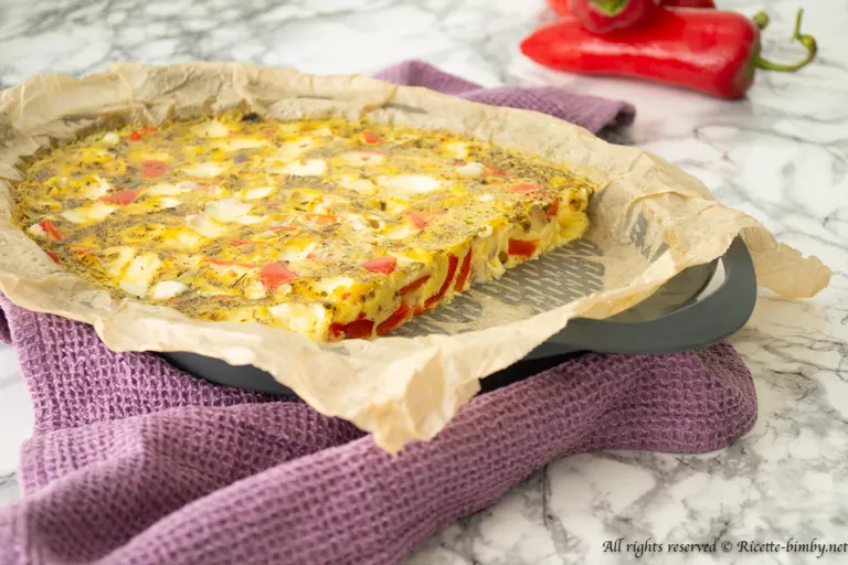 Frittata di peperoni Bimby