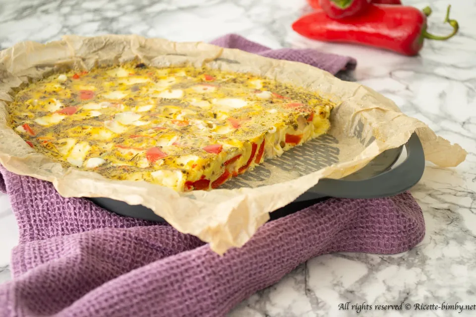 Frittata di peperoni Bimby