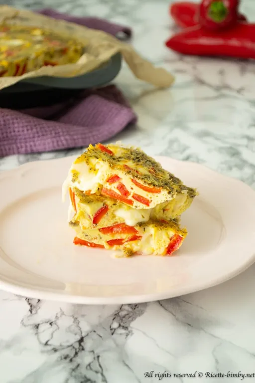Frittata di peperoni bimby