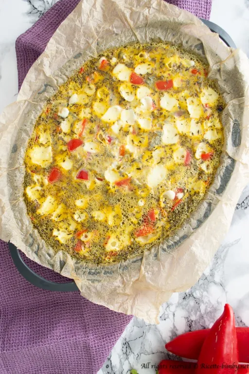 Frittata di peperoni bimby