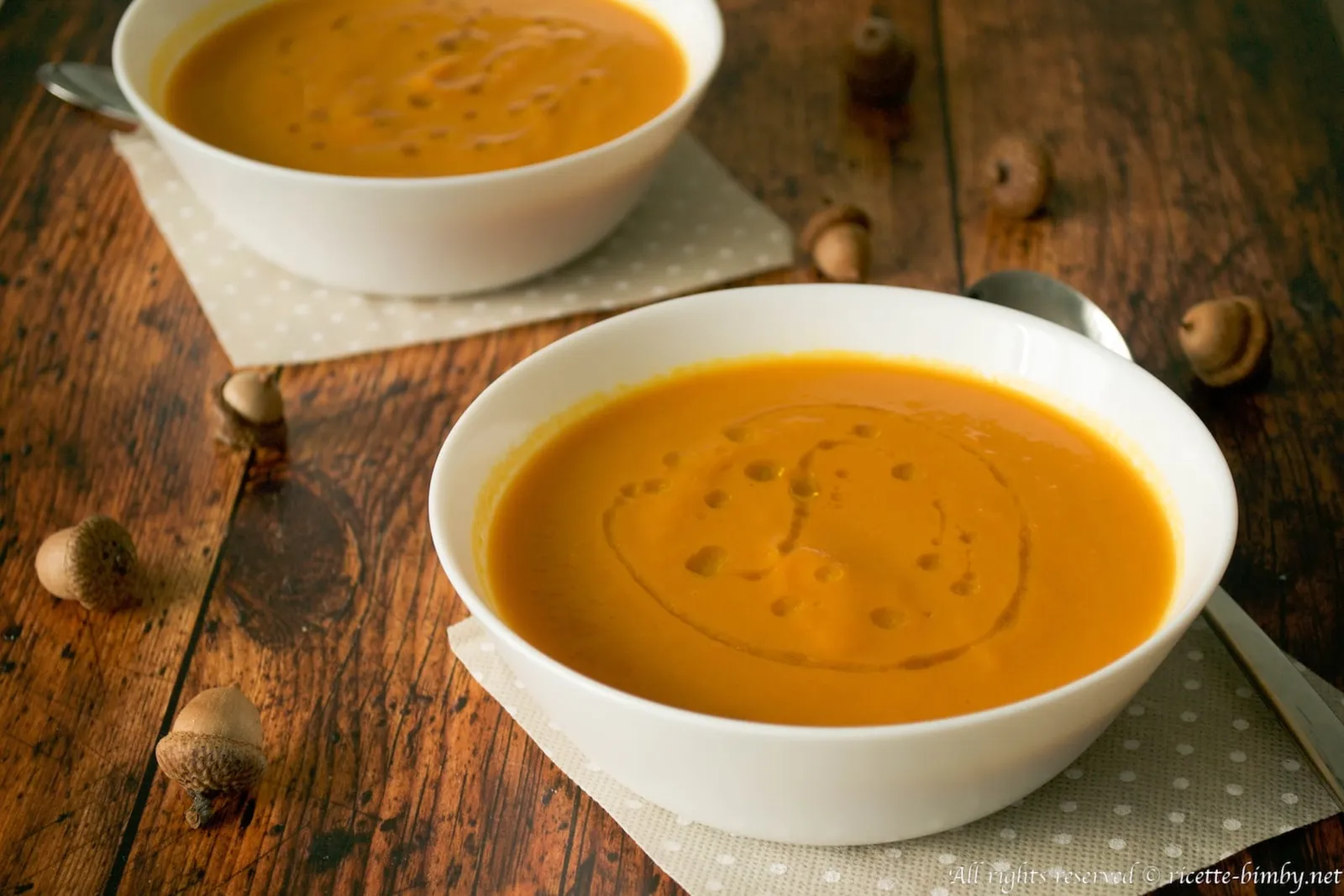 Vellutata di carote e zucca Bimby