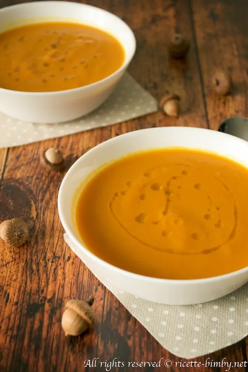 Vellutata di carote e zucca bimby