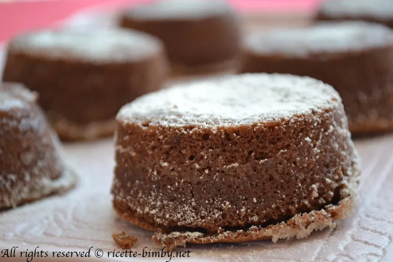 Timballini di castagne e cioccolato Bimby