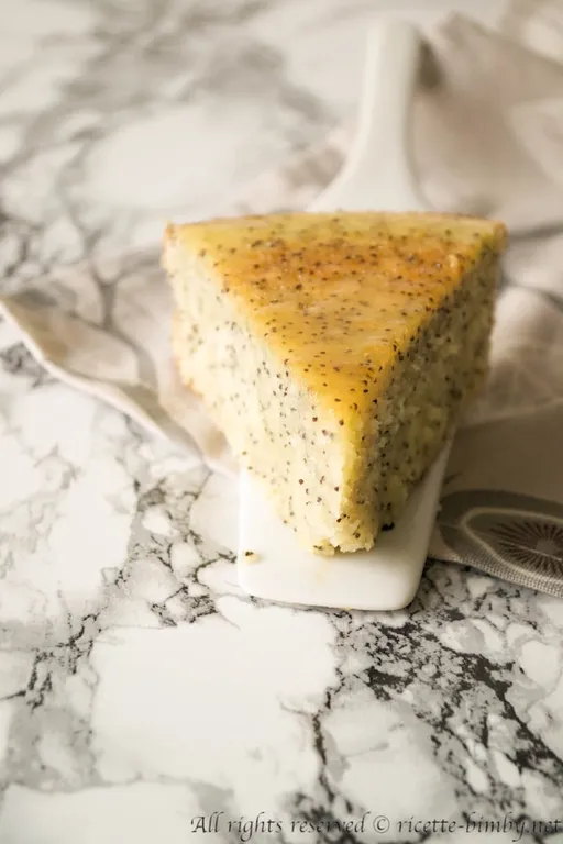 Torta all'arancia e semi di papavero bimby