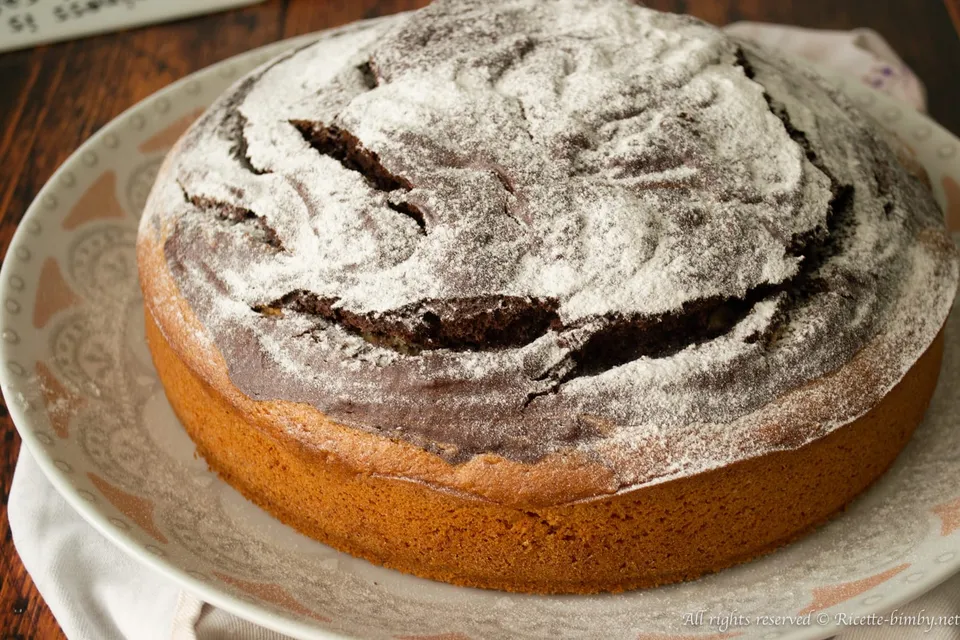 Torta di banane e cacao bimby
