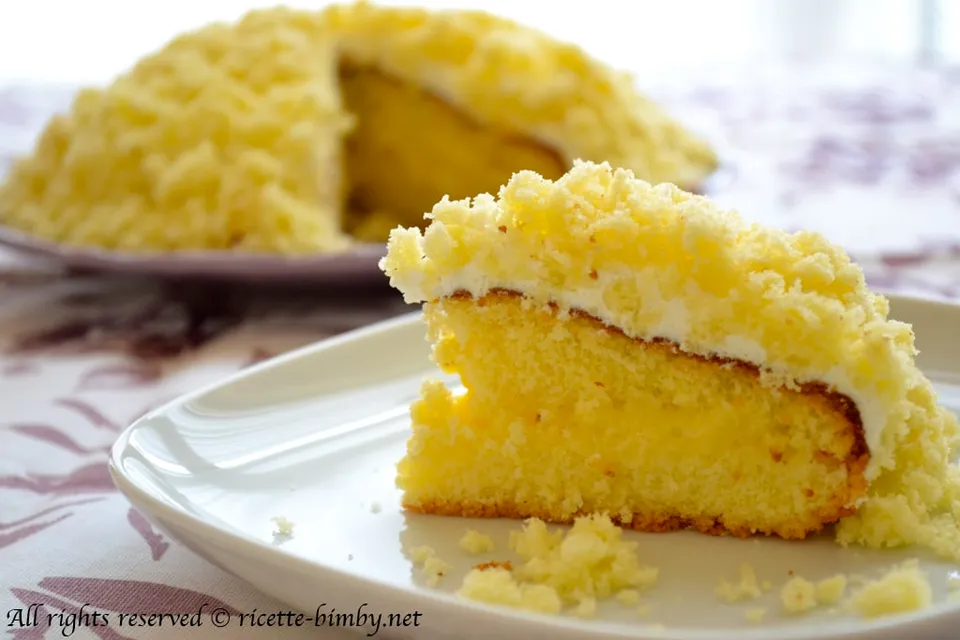 Torta mimosa senza glutine Bimby