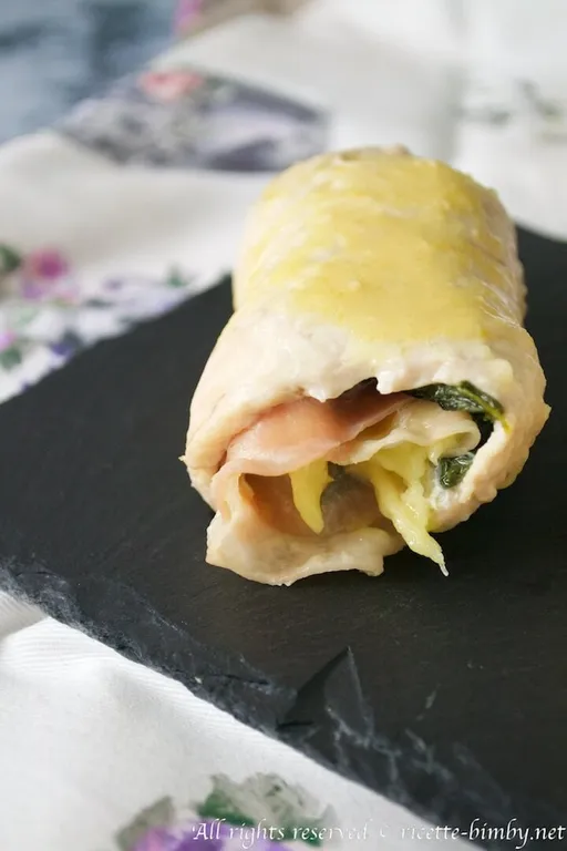 Involtini di tacchino e spinaci bimby
