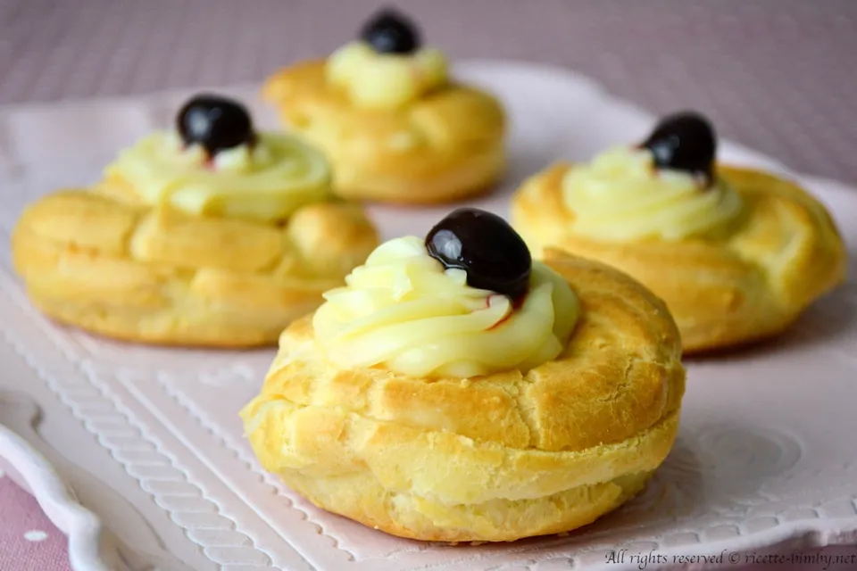 Zeppole di San Giuseppe al forno Bimby