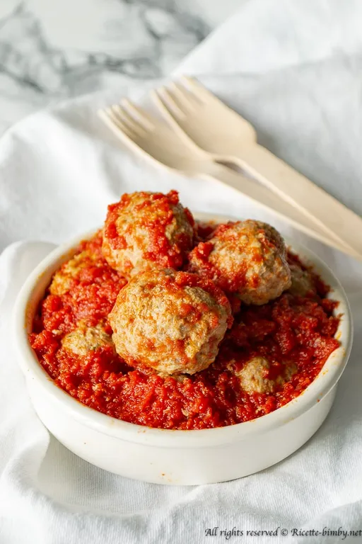 Polpette di carne al sugo bimby