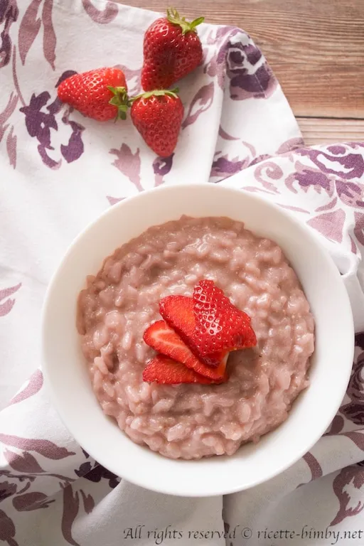 Risotto alle fragole bimby