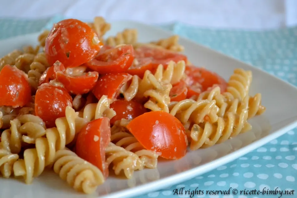 Pasta con pesto alle mandorle Bimby
