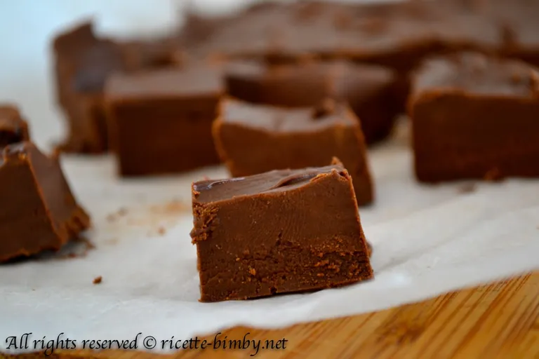 Fudge al cioccolato fondente Bimby