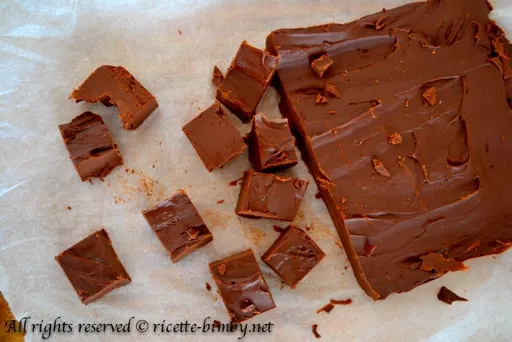 Fudge al cioccolato fondente bimby
