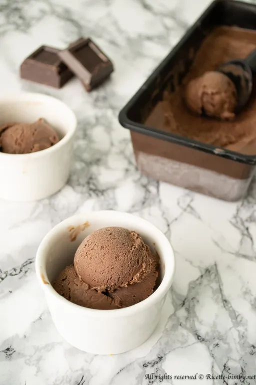 Gelato al cioccolato bimby