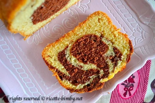 Plumcake marmorizzato bimby