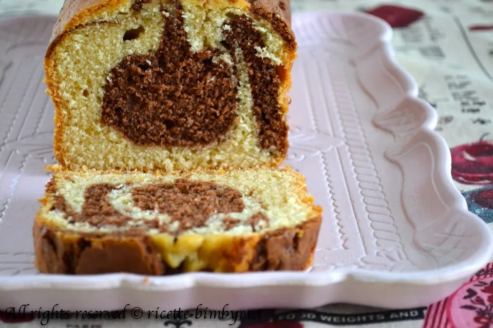 Plumcake marmorizzato Bimby