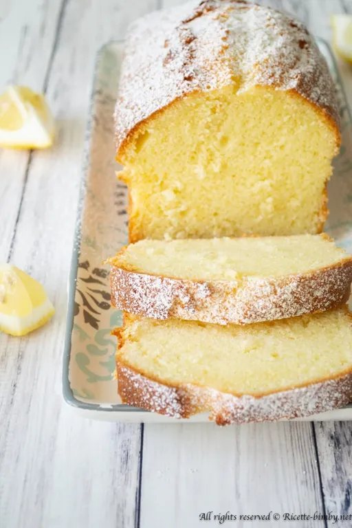 Plumcake al limone senza latticini bimby