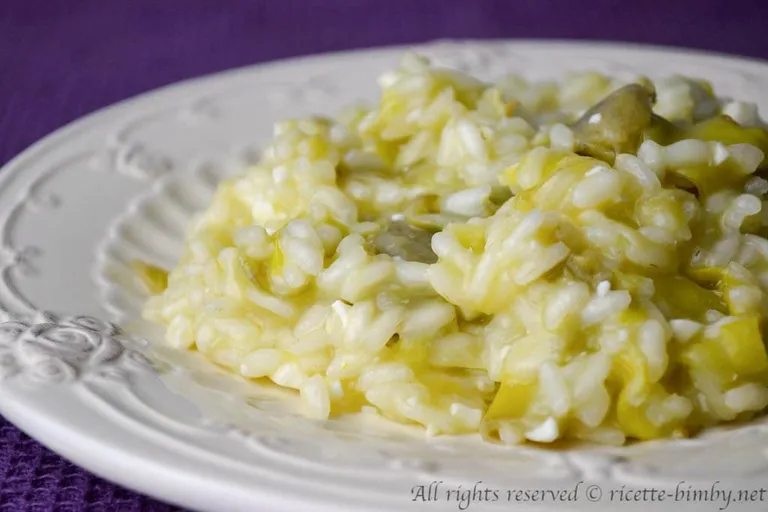 Risotto ai carciofi con cacioricotta Bimby