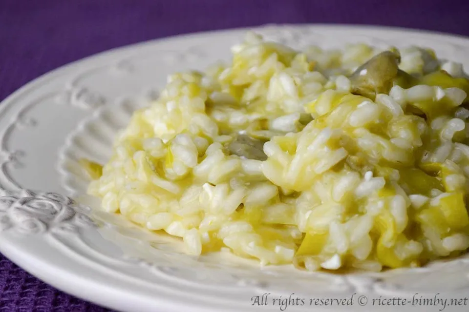 Risotto ai carciofi con cacioricotta Bimby