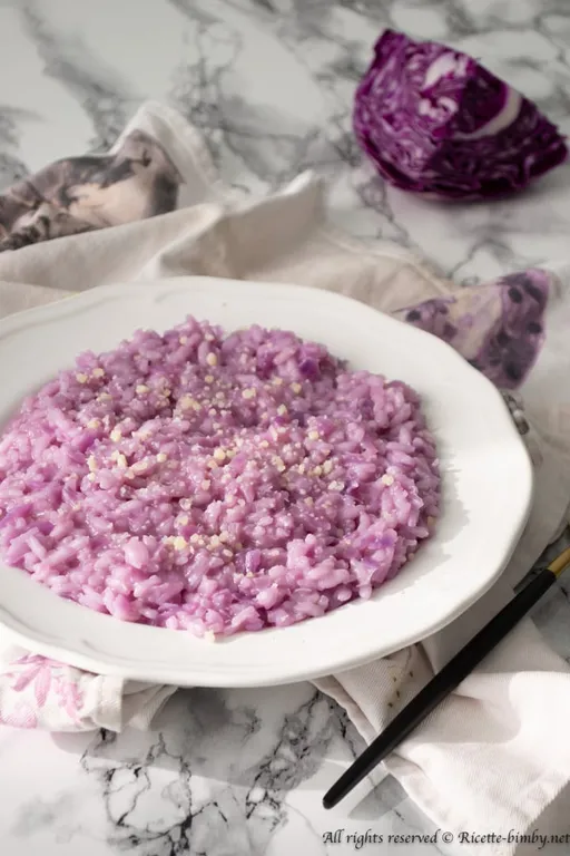 Risotto al cavolo viola bimby