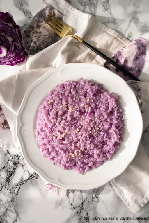 Risotto al cavolo viola bimby