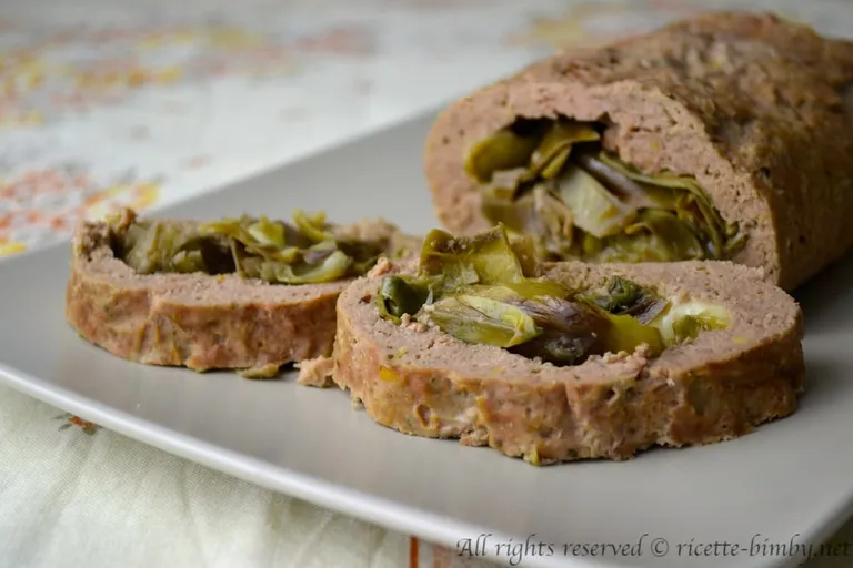 Polpettone ai carciofi Bimby