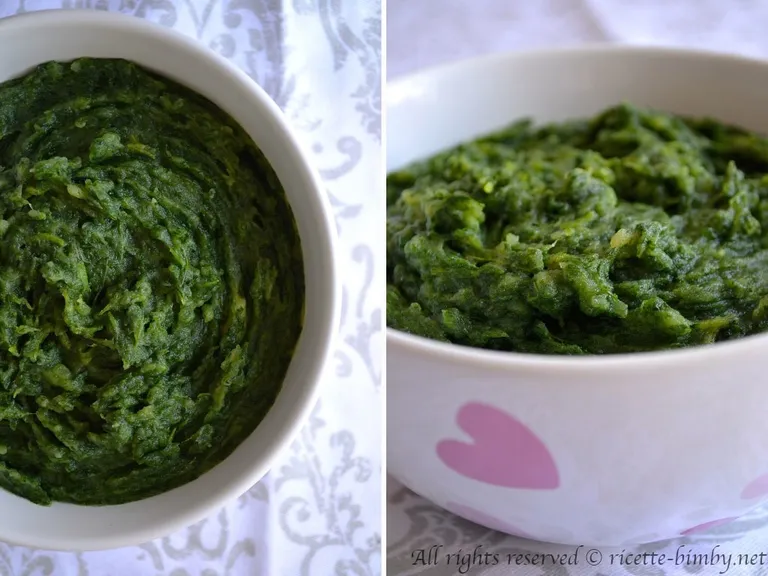 Purè di spinaci Bimby