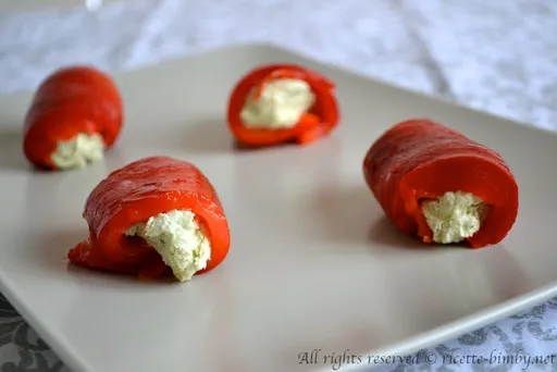 Involtini di peperoni freddi bimby