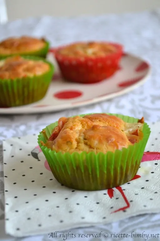 Muffin salati ai peperoni bimby