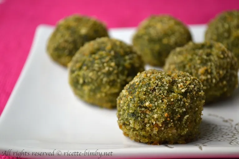 Polpette di pesce e spinaci Bimby