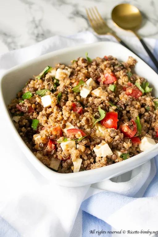 Insalata di quinoa e feta bimby