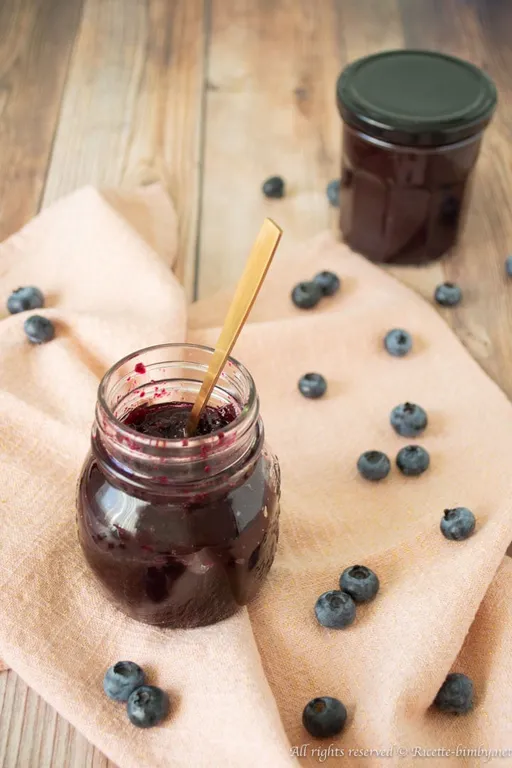 Marmellata ai mirtilli bimby
