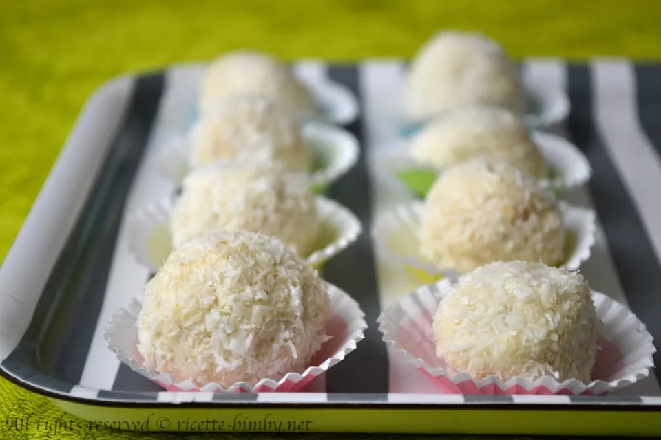 Tartufi al cocco Bimby