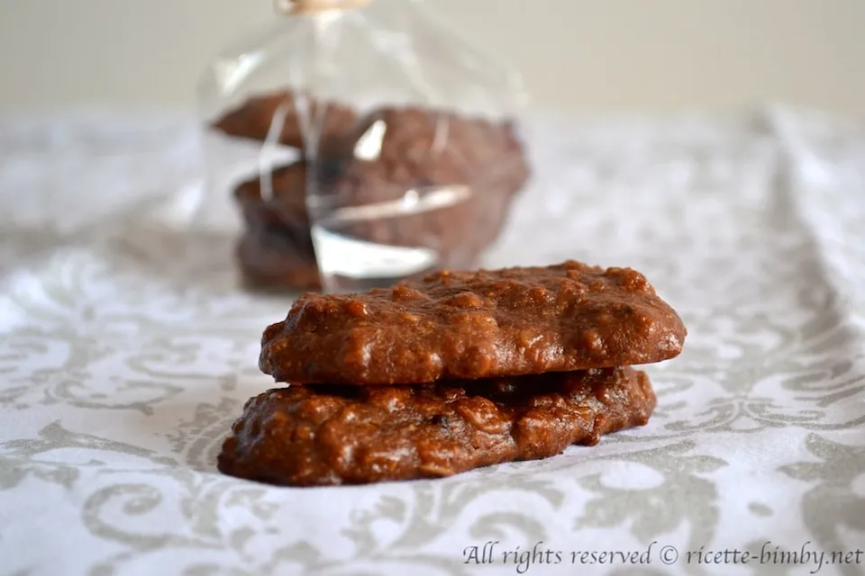 Biscotti di riso e cioccolato Bimby