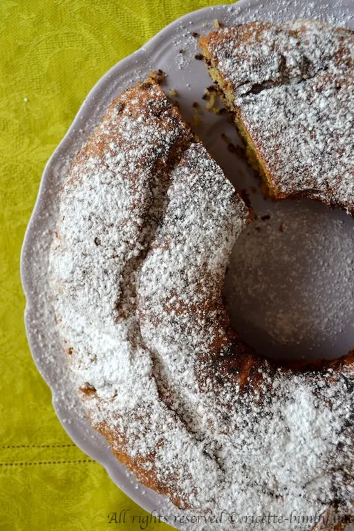 Ciambella variegata al caffè bimby
