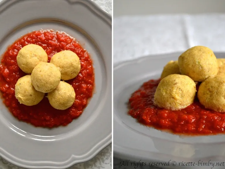 Polpette di tofu al sugo Bimby