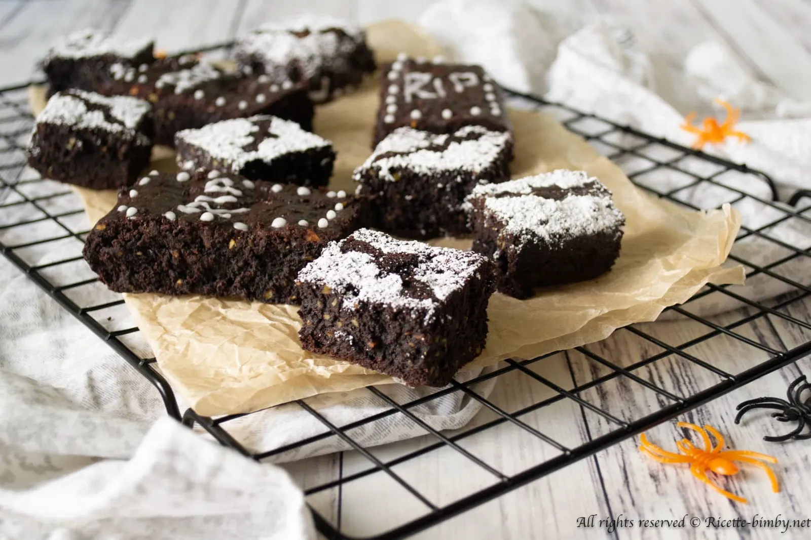 Brownies al cacao di Halloween Bimby