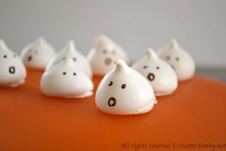 Meringhe di Halloween Bimby