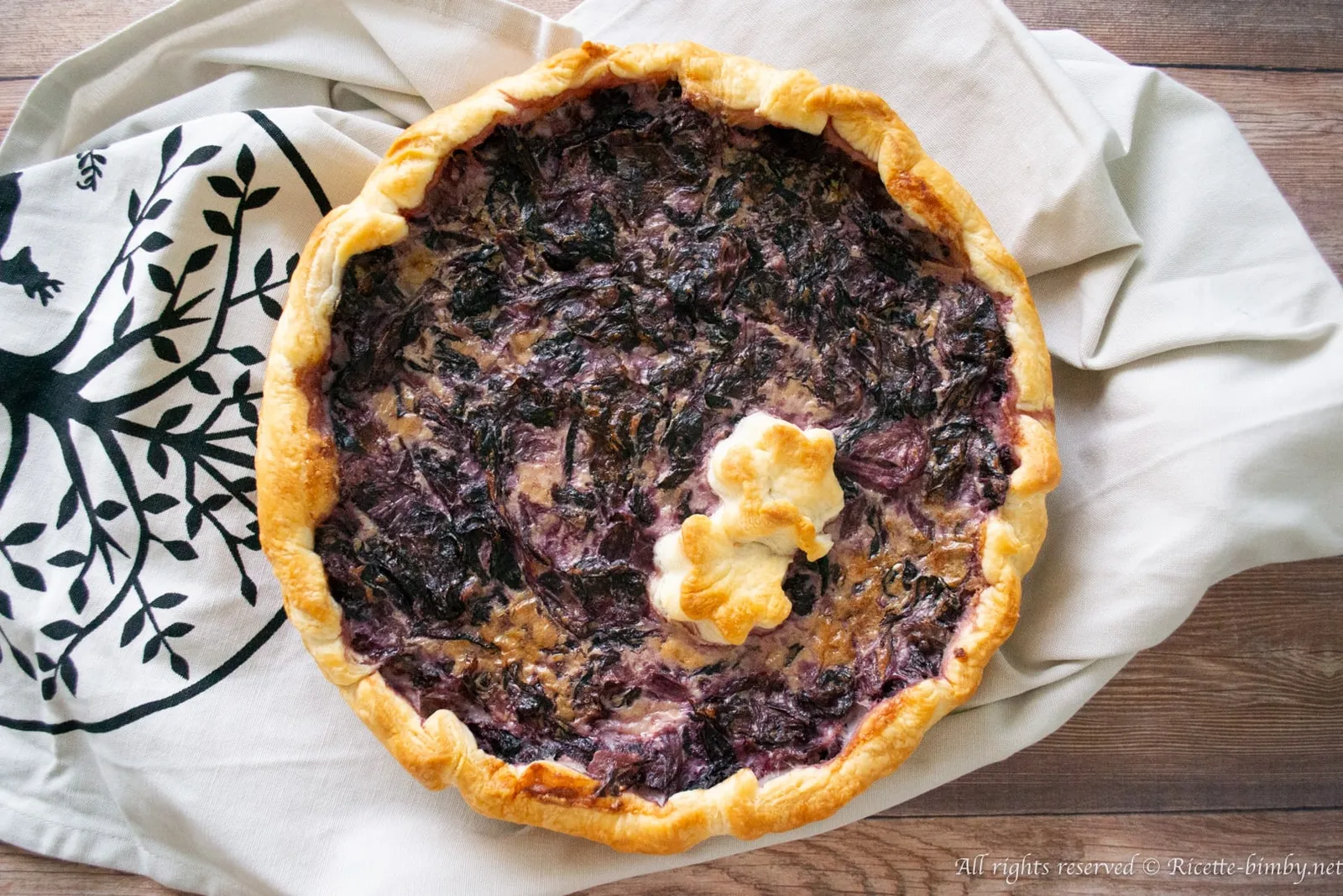 Torta salata con radicchio Bimby