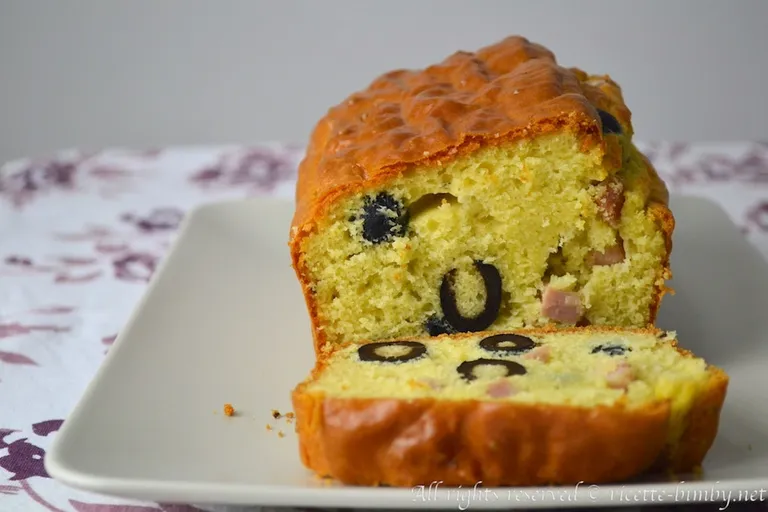 Plumcake olive e prosciutto Bimby