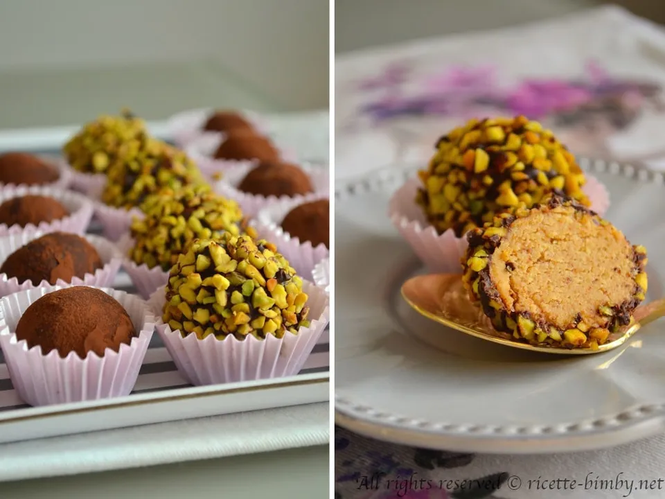 Tartufi di pandoro Bimby