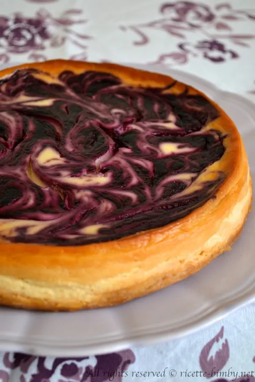 Cheesecake marmorizzata ai frutti di bosco bimby