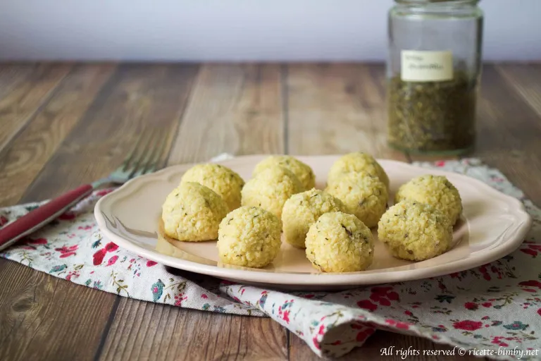 Polpette di miglio e ricotta Bimby