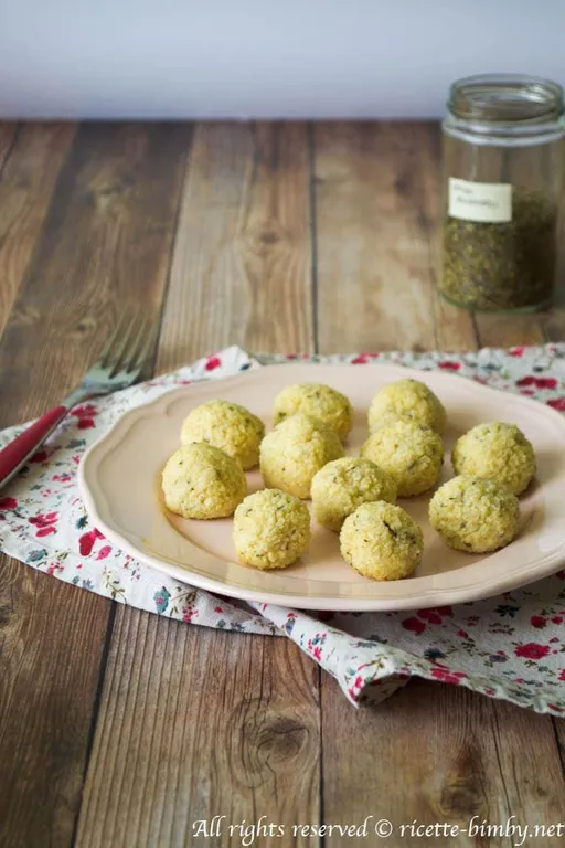 Polpette di miglio e ricotta bimby