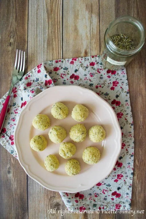 Polpette di miglio e ricotta bimby