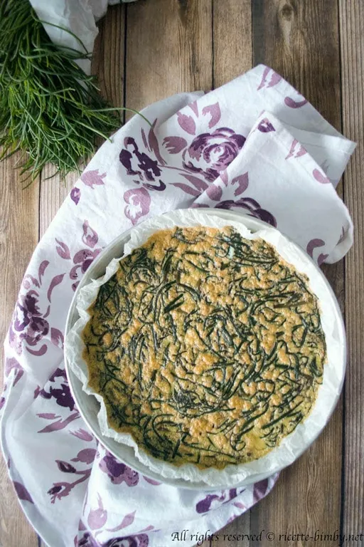 Frittata di agretti bimby