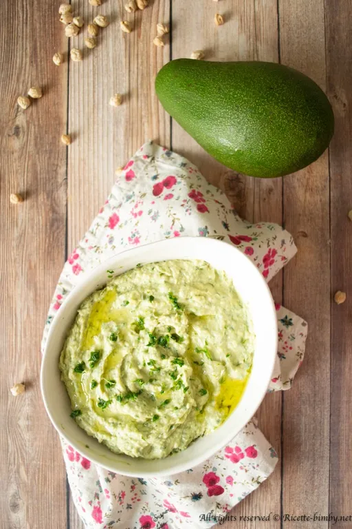 Hummus di avocado bimby